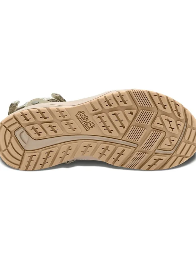 Jack Wolfskin Sandalen^Trekkingsandale "Lakewood Ride" in Grau/ Beige