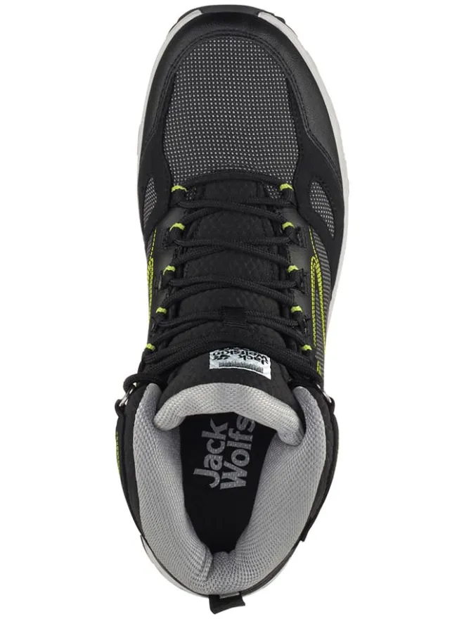 Jack Wolfskin Outdoorschuhe^Trekkingschuhe "Downhill" in Schwarz/ Gelb