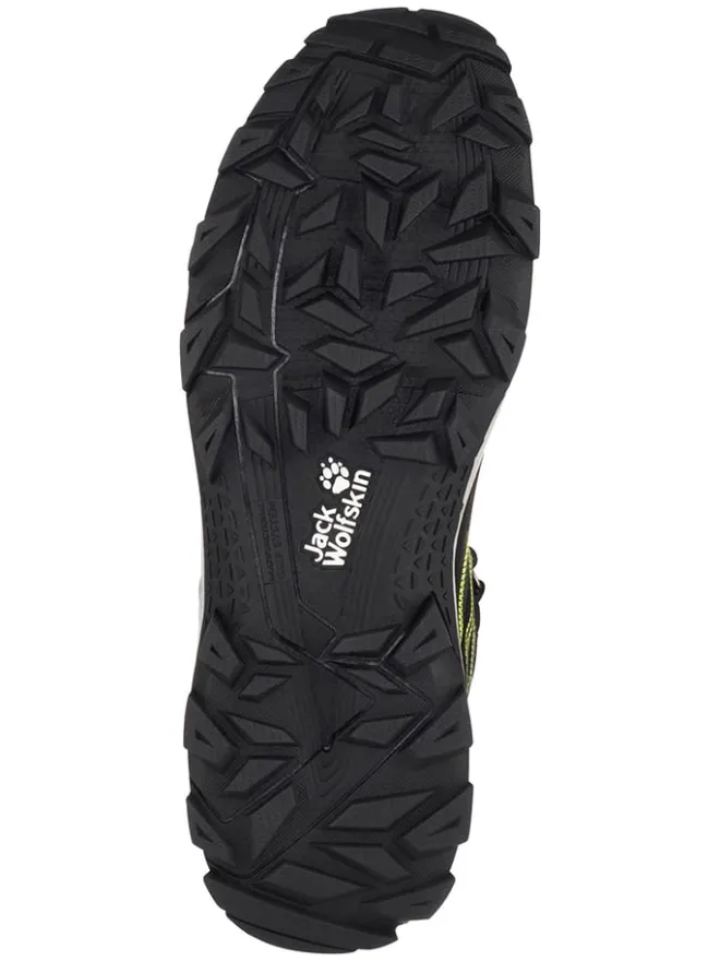 Jack Wolfskin Outdoorschuhe^Trekkingschuhe "Downhill" in Schwarz/ Gelb