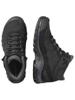SALOMON Outdoor- & Sportschuhe^Trekkingschuhe "Shelter" in Schwarz
