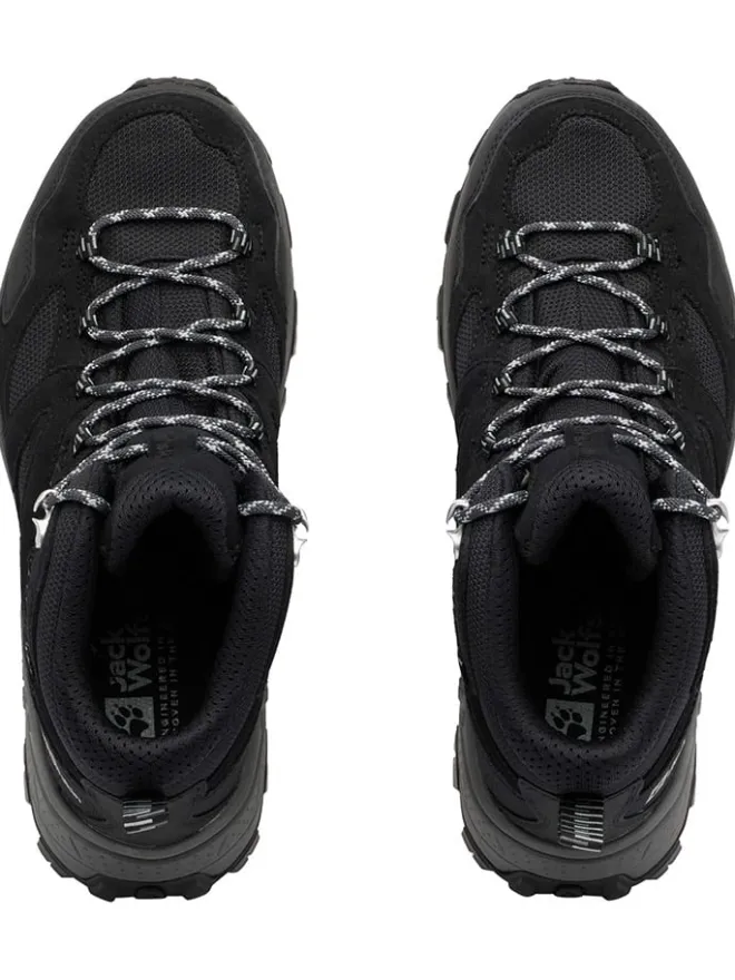 Jack Wolfskin Outdoorschuhe^Trekkingschuhe "Vojo Tour Texapore MID" in Schwarz/ Anthrazit