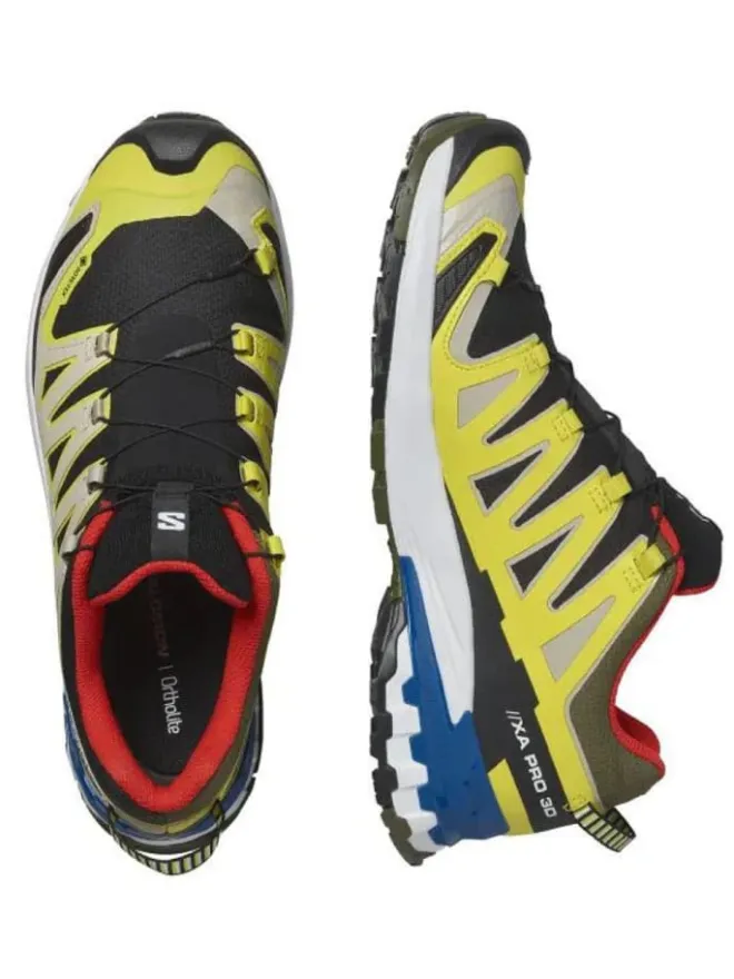SALOMON Sportschuhe^Trekkingschuhe/Outdoorschuhe SHOES XA PRO 3D V9 GTX in Gelb