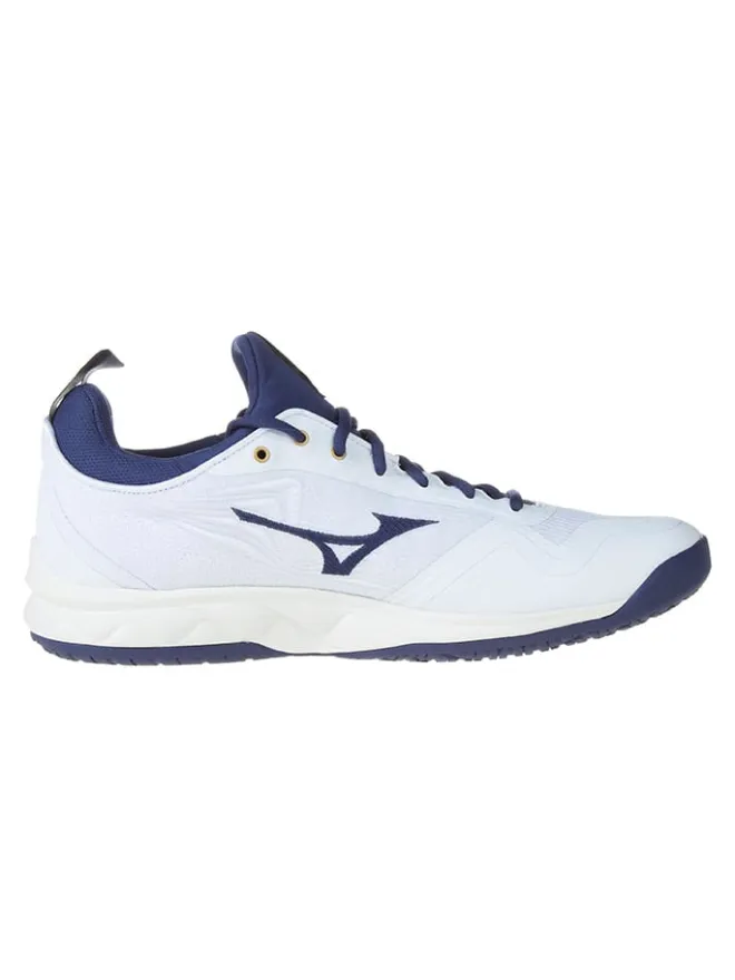 Mizuno Sportschuhe^Volleyballschuhe "Wave Luminous" in Weiß/ Dunkelblau