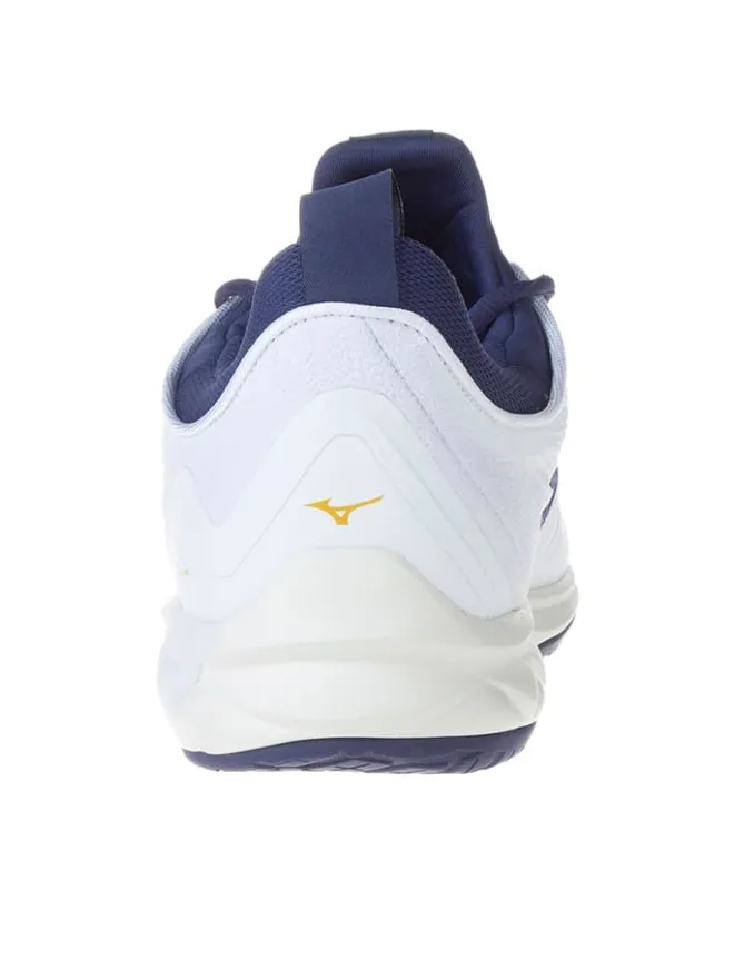 Mizuno Sportschuhe^Volleyballschuhe "Wave Luminous" in Weiß/ Dunkelblau