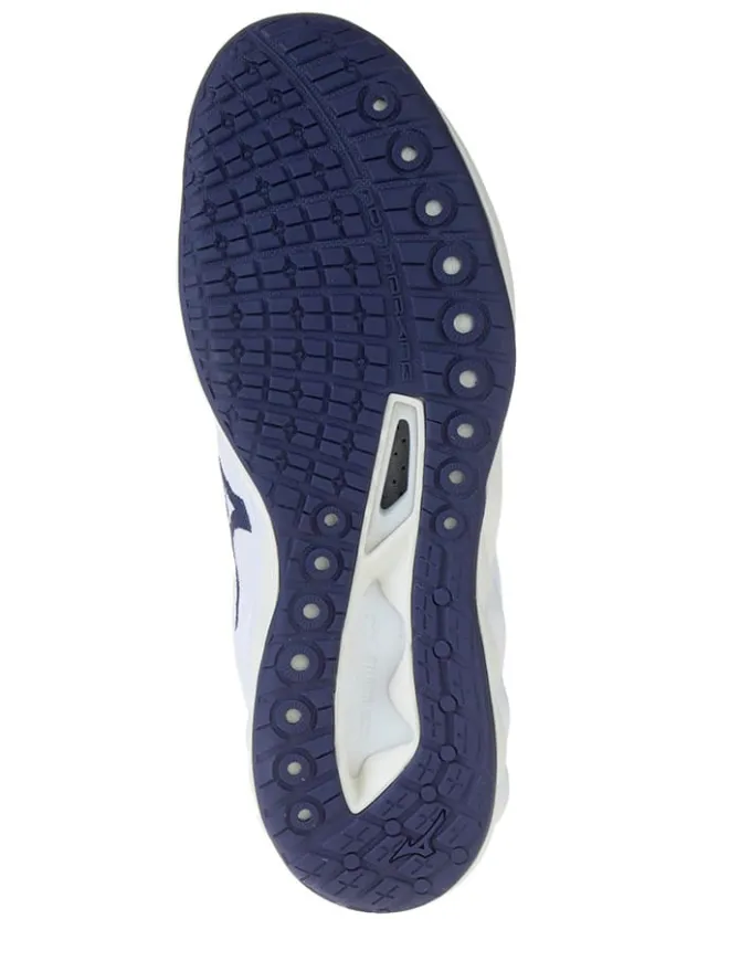 Mizuno Sportschuhe^Volleyballschuhe "Wave Luminous" in Weiß/ Dunkelblau