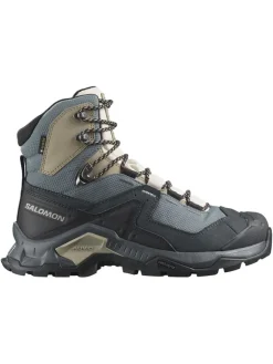 SALOMON Outdoor- & Sportschuhe^Wanderboots "Quest Element Gore Tex" in Grau/ Beige