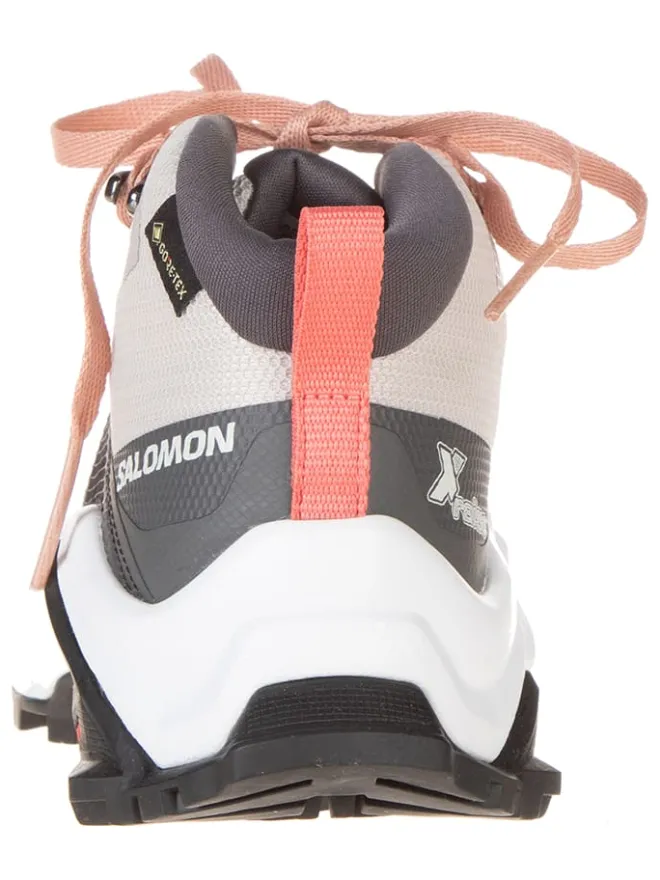 SALOMON Outdoor- & Sportschuhe^Wanderboots "X Raise Mid GTX" in Weiß/ Grau