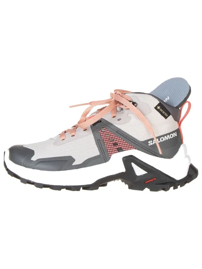 SALOMON Outdoor- & Sportschuhe^Wanderboots "X Raise Mid GTX" in Weiß/ Grau