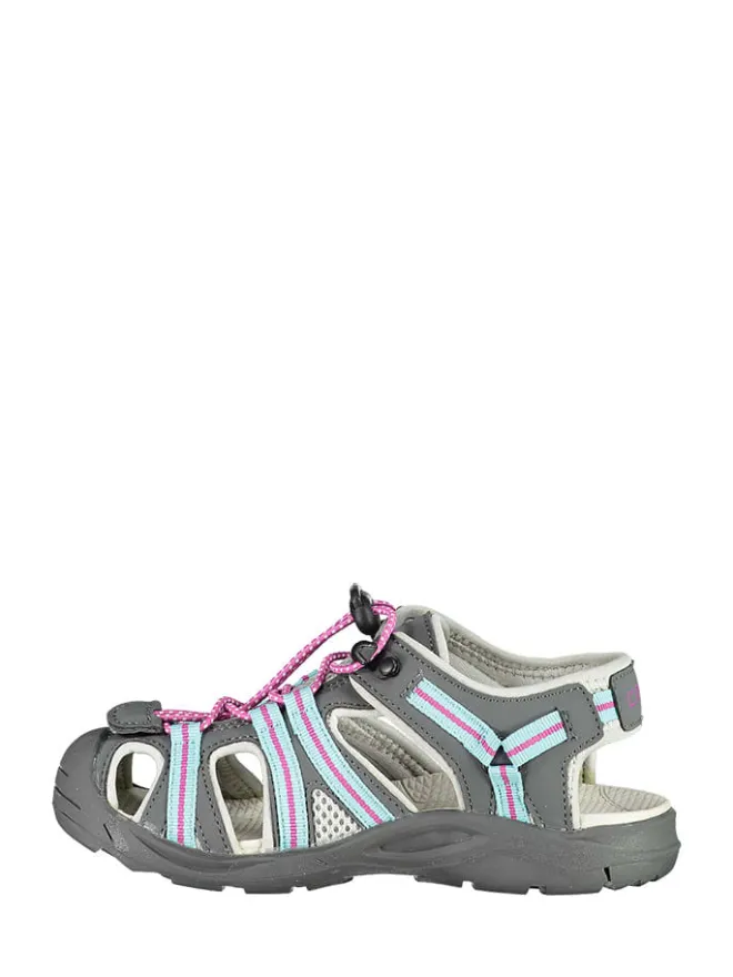 cmp Sandalen·Halbsandalen^Wanderhalbsandalen "Aquaril" in Grau/ Pink/ Hellblau