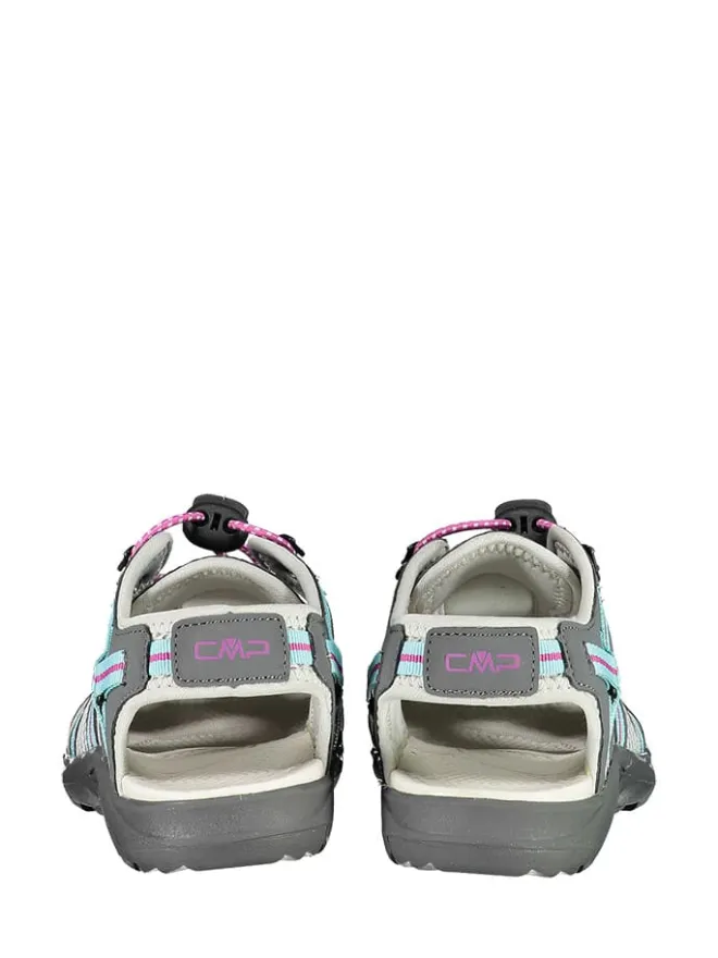 cmp Sandalen·Halbsandalen^Wanderhalbsandalen "Aquaril" in Grau/ Pink/ Hellblau