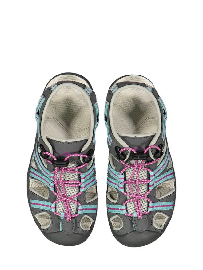 cmp Sandalen·Halbsandalen^Wanderhalbsandalen "Aquaril" in Grau/ Pink/ Hellblau