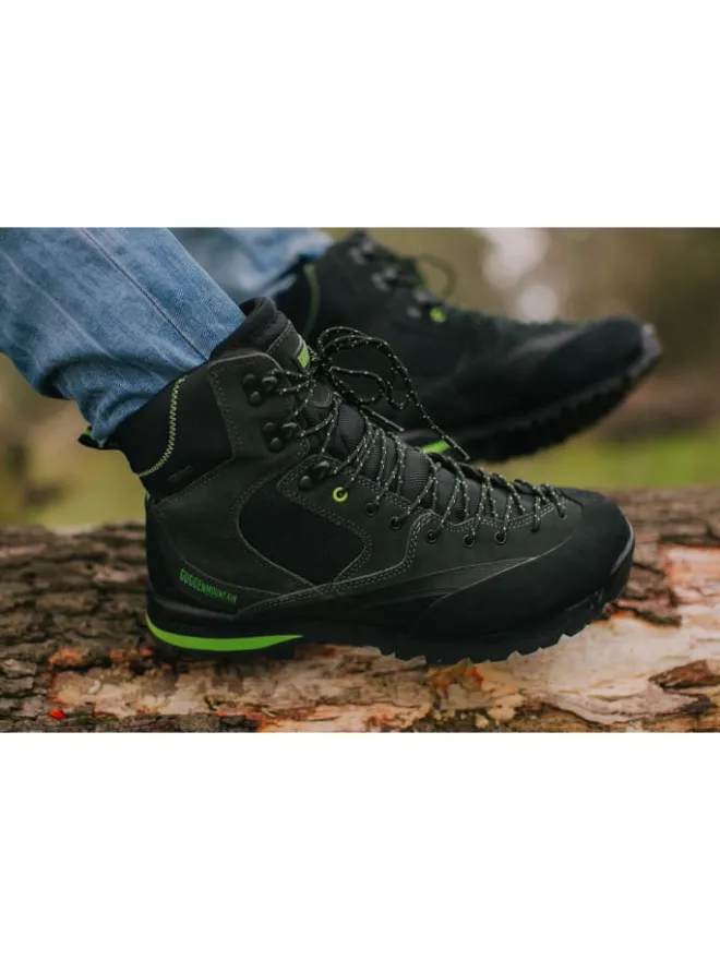 Wanderstiefel Gummikappe in Grün>GUGGEN MOUNTAIN