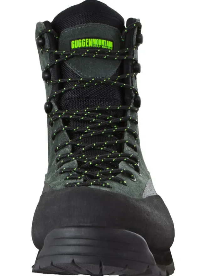 Wanderstiefel Gummikappe in Grün>GUGGEN MOUNTAIN