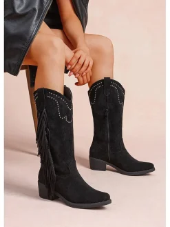 Foreverfolie Stiefel & Boots^Westernstiefel in Schwarz