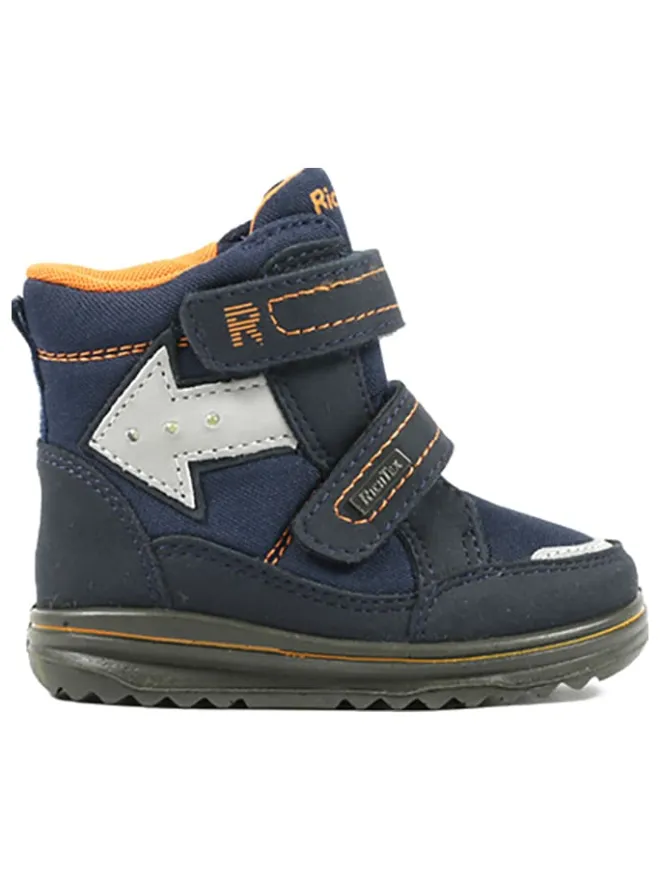 Richter Shoes Stiefel & Boots^Winterboots in Dunkelblau/ Orange