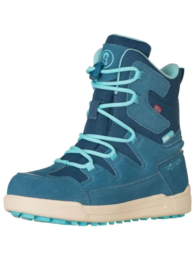 Trollkids Stiefel & Boots·Stiefel^Winterboots "Finnmark" in Türkis