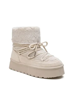 Foreverfolie Stiefel & Boots^Winterboots in Beige