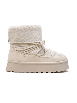 Foreverfolie Stiefel & Boots^Winterboots in Beige