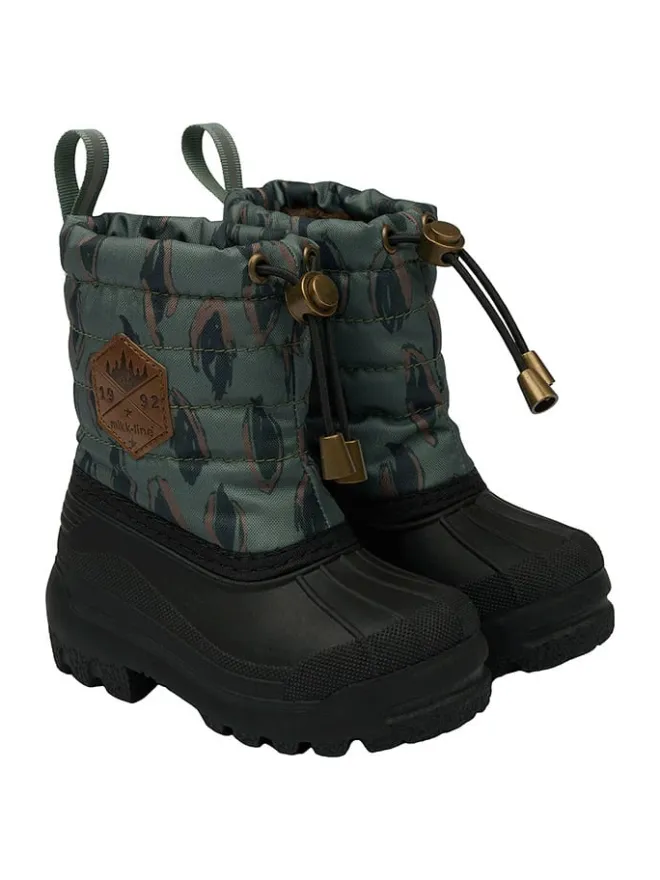 mikk-line Stiefel & Boots|Stiefel & Boots·Boots^Winterboots in Dunkelgrün/ Schwarz