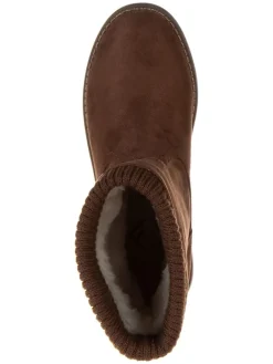 Winterboots in Hellbraun><noscript><img width=