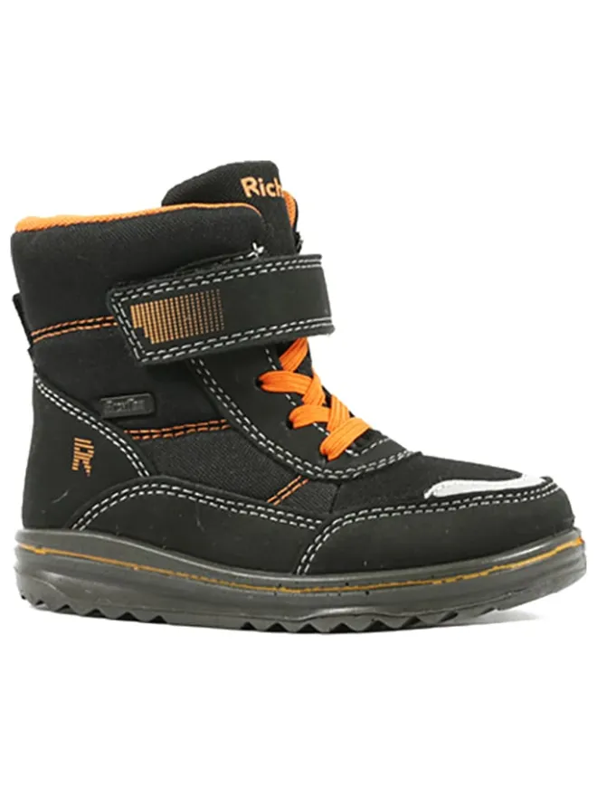 Richter Shoes Stiefel & Boots|Stiefel & Boots·Boots^Winterboots in Schwarz/ Orange