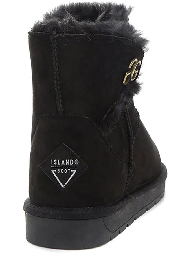 Winterboots "Kabriela" in Schwarz>ISLAND BOOT Clearance