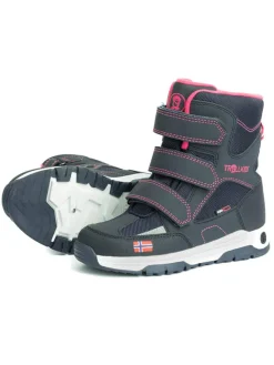 Trollkids Stiefel & Boots·Stiefel^Winterboots "Lofoten XT" in Dunkelblau/ Rosa
