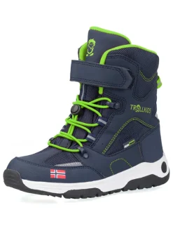Winterboots "Lofoten XT" in Dunkelblau/ Hellgrün>Trollkids Online