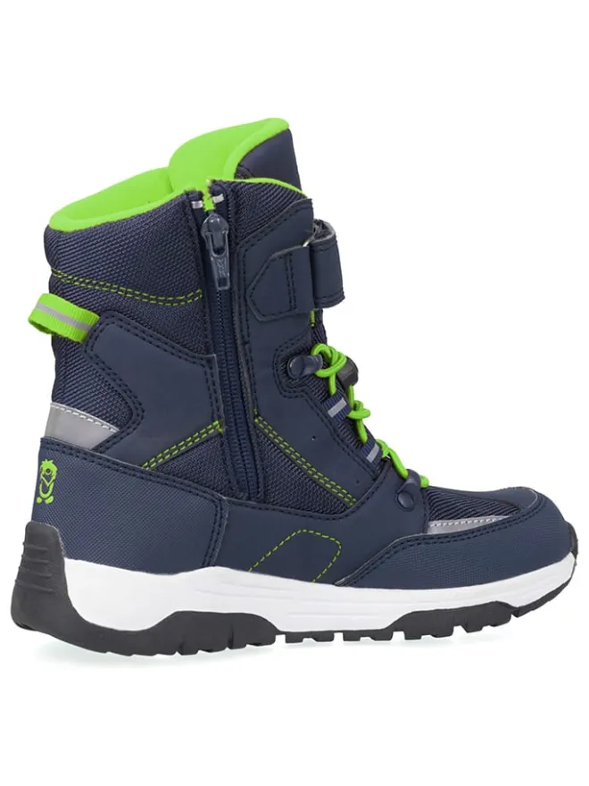 Winterboots "Lofoten XT" in Dunkelblau/ Hellgrün>Trollkids Online