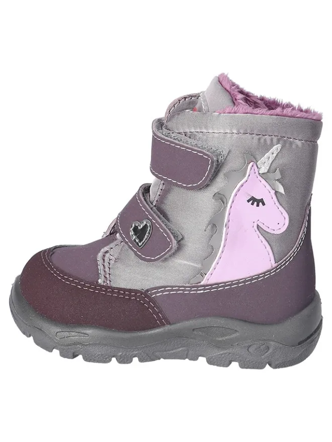 PEPINO Stiefel & Boots^Winterboots "Nane-S" in Grau/ Pflaume