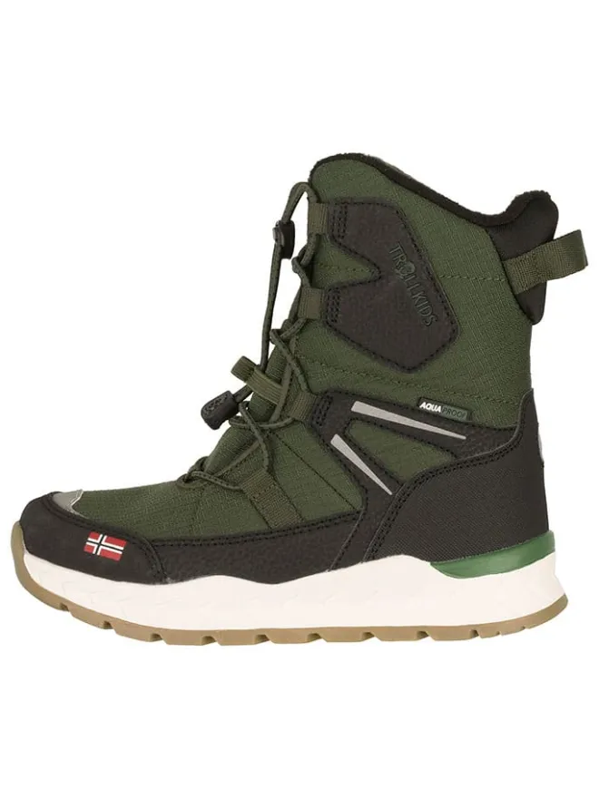 Trollkids Stiefel & Boots·Stiefel^Winterboots "Nordkapp XT" in Khaki