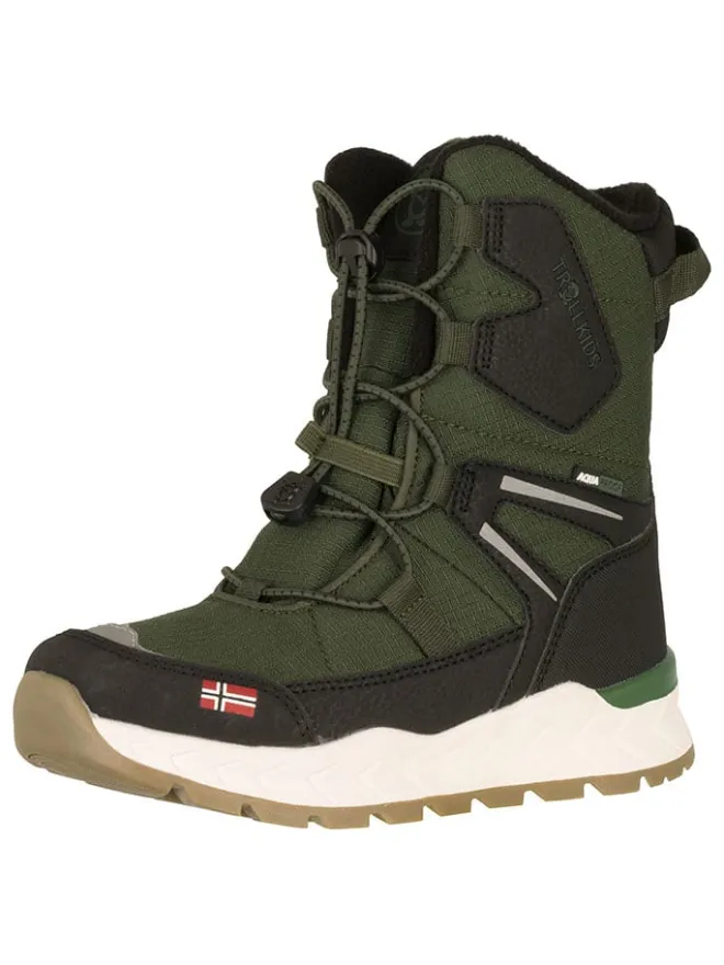 Trollkids Stiefel & Boots·Stiefel^Winterboots "Nordkapp XT" in Khaki
