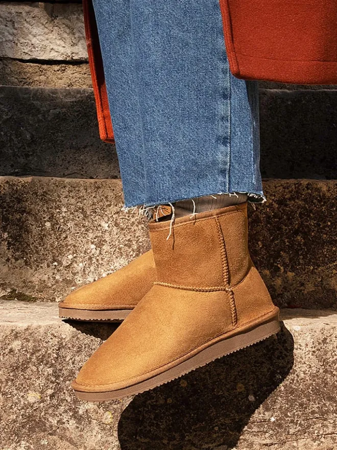 Winterboots "Stela" in Hellbraun>ISLAND BOOT Online