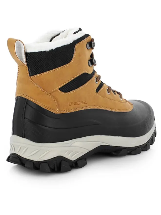 Winterboots "Yan" in Hellbraun/ Schwarz>Kimberfeel New