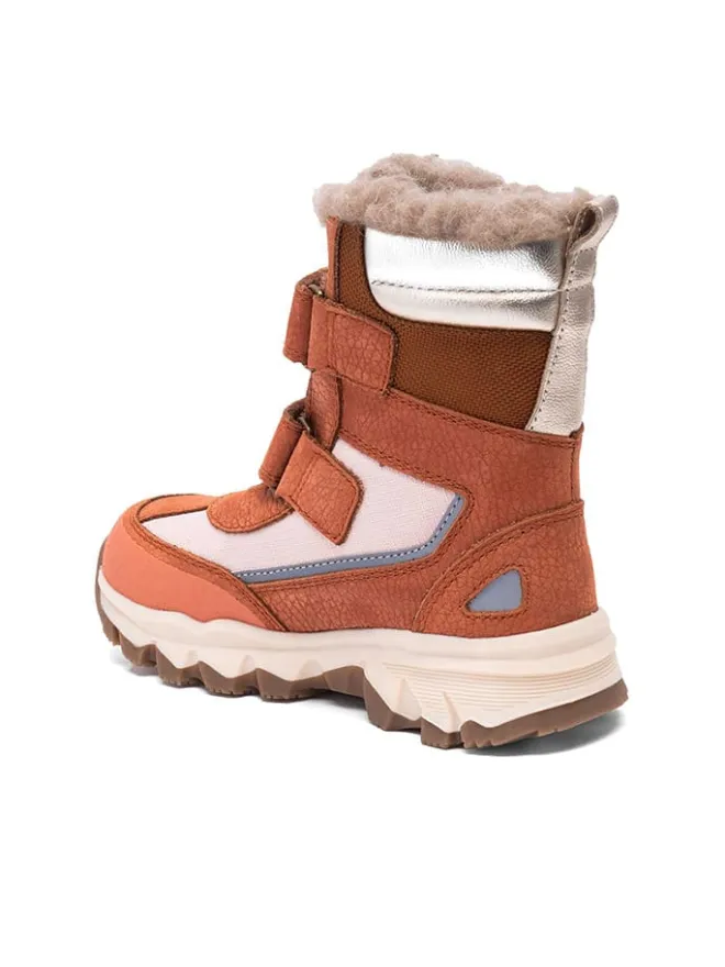Winterstiefel ''Eddie'' in Hellbraun/ Weiß>bisgaard Online