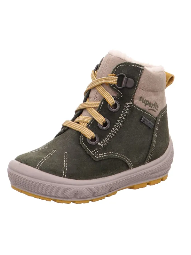 superfit Lauflernschuhe^Winterstiefel GROOVY in Grün/Beige