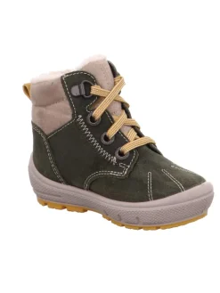 superfit Lauflernschuhe^Winterstiefel GROOVY in Grün/Beige
