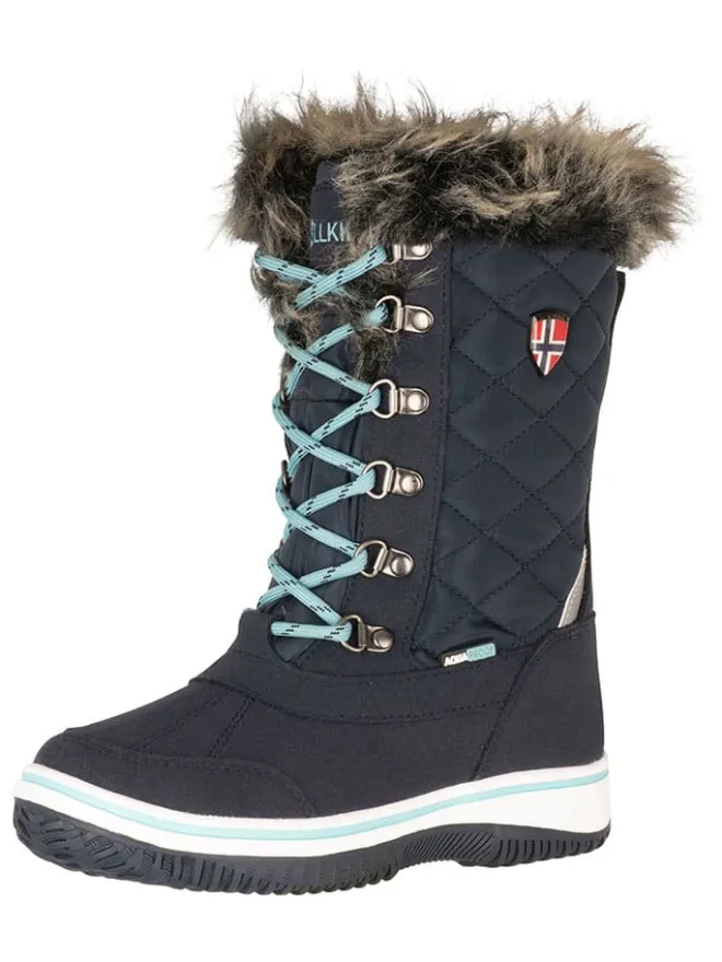 Winterstiefel "Holmenkollen" in Dunkelblau>Trollkids Best