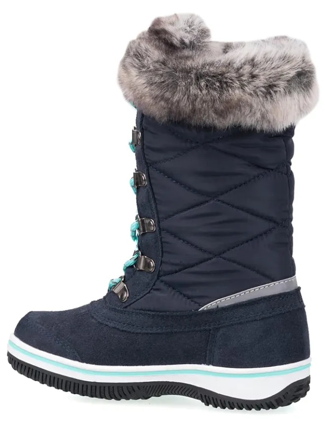 Trollkids Stiefel & Boots·Stiefel^Winterstiefel "Holmenkollen" in Dunkelblau/ Mint