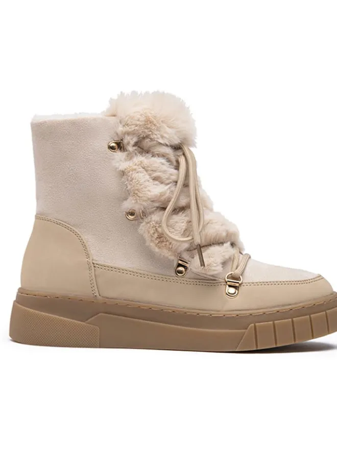Foreverfolie Stiefel & Boots^Winterstiefel in Beige