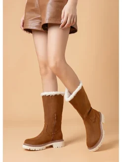 Winterstiefel in Hellbraun>Foreverfolie New