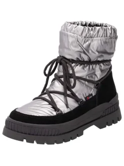 Winterstiefel in Silber/ Schwarz>rieker New
