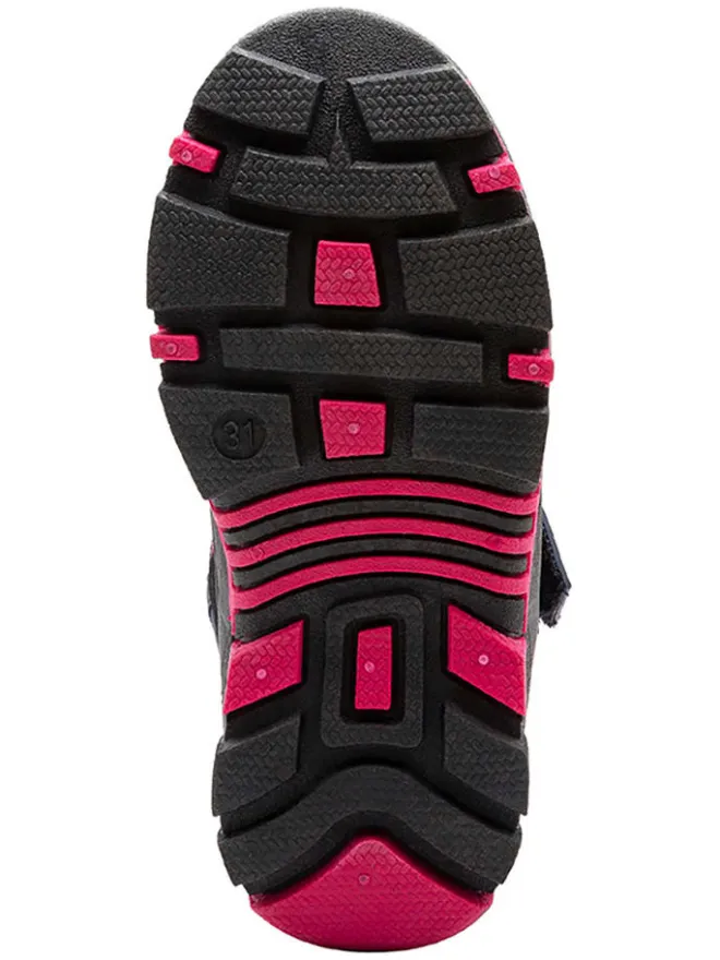 Winterstiefel "Kanga-Bean II" in Dunkelblau/ Pink>Kangaroos