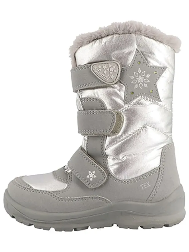 Lurchi Stiefel & Boots·Stiefel^Winterstiefel "Kiana" in Grau/ Silber