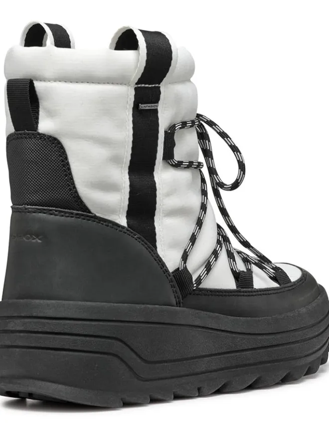 Geox Stiefel & Boots^Winterstiefel "Milleiny" in Weiß/ Schwarz