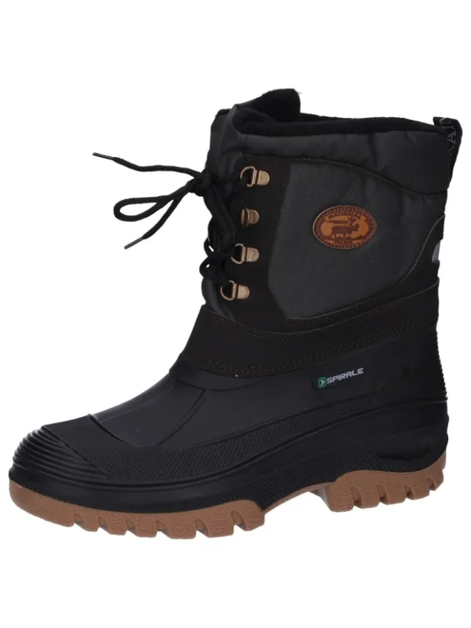 Spirale Stiefel & Boots|Stiefel & Boots^Winterstiefel Pilgrim gefüttert in schwarz/braun/oliv