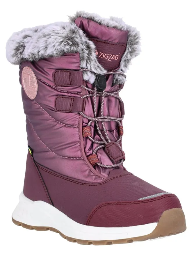 Zigzag Stiefel & Boots·Stiefel^Winterstiefel "Rasbell" in Lila