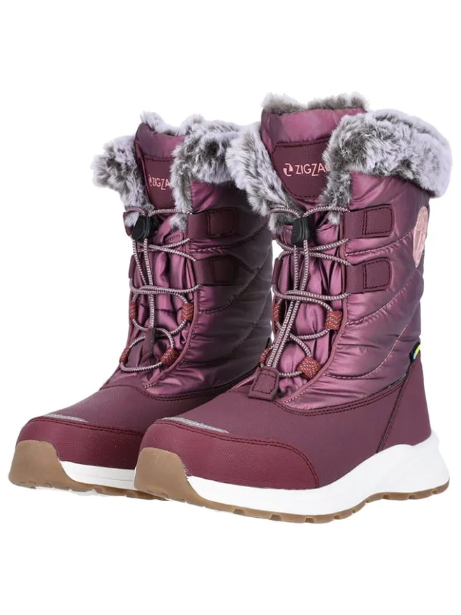 Zigzag Stiefel & Boots·Stiefel^Winterstiefel "Rasbell" in Lila