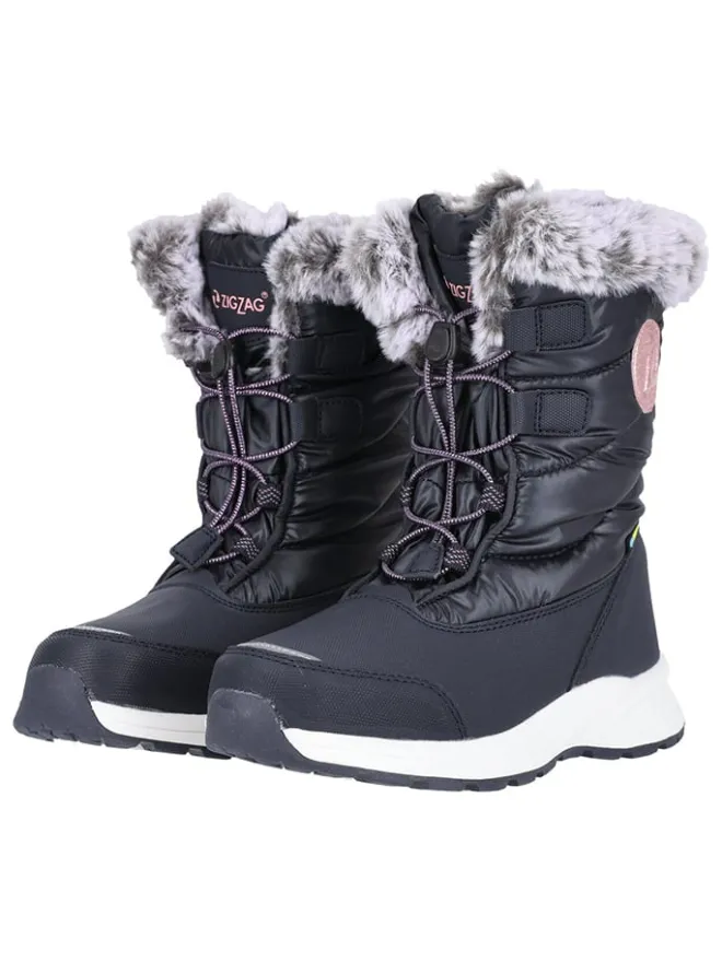 Zigzag Stiefel & Boots·Stiefel^Winterstiefel "Rasbell" in Anthrazit