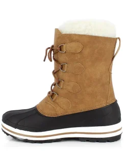 Kimberfeel Stiefel & Boots^Winterstiefel "Tiago" in Hellbraun/ Schwarz